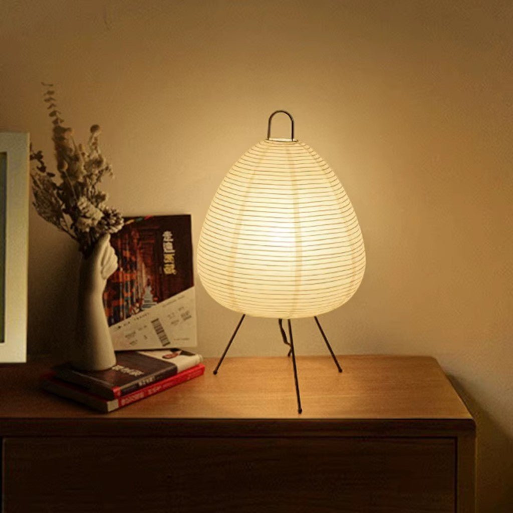 Japanese Paper Lantern Floor Lamp | Stand Light for Home - Tegulane Global