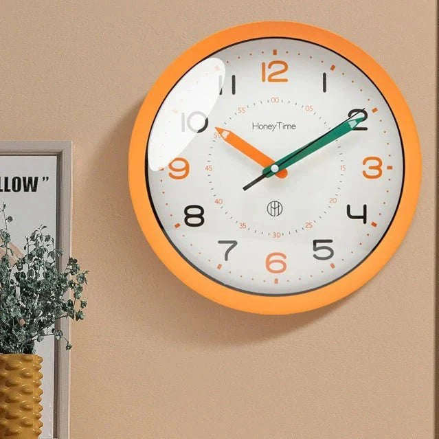 LearnTime - Silent Educational Wall Clock for Kids’ Rooms - Tegulane Global