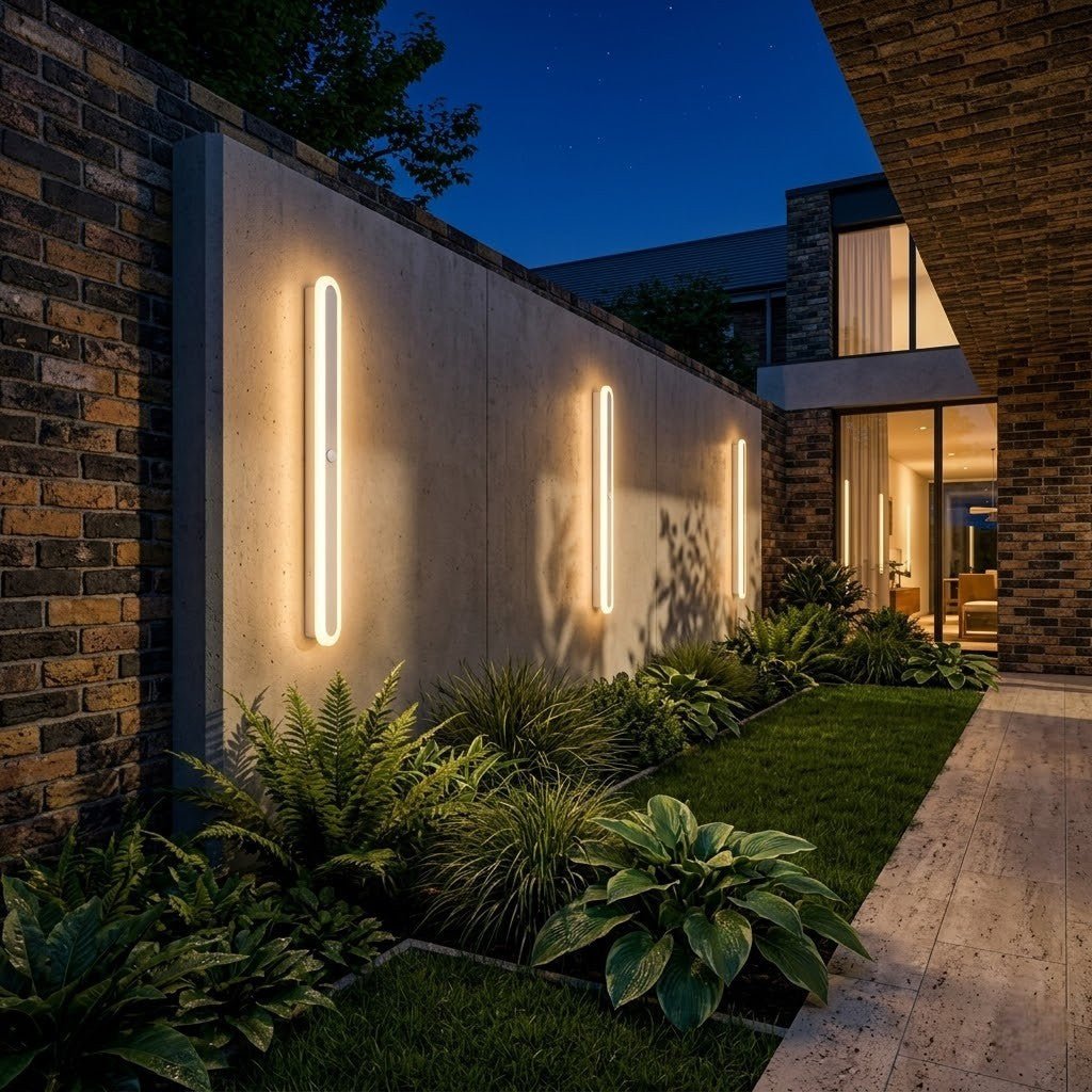 LED Linear Outdoor Wall Light Motion Sensor IP65 Waterproof - Tegulane Global