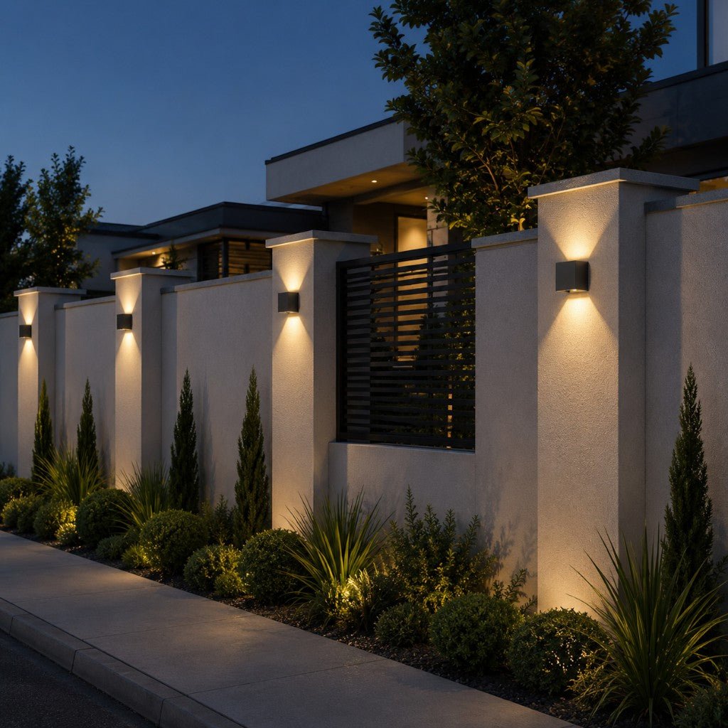 LED Outdoor Wall Light Motion Sensor IP65 Up Down Sconce - Tegulane Global
