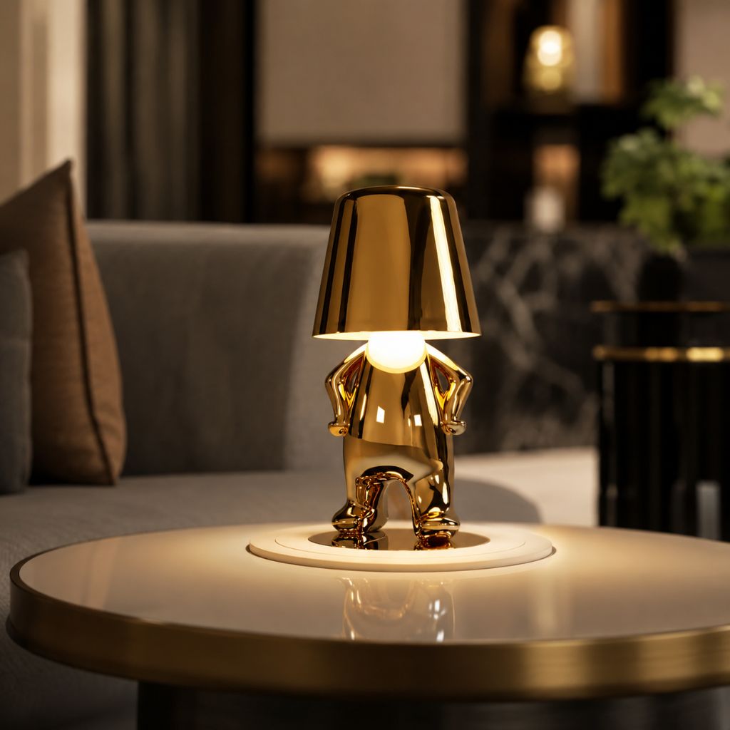 Little Man Lamp | Humanoid Design with Touch Control - Tegulane Global