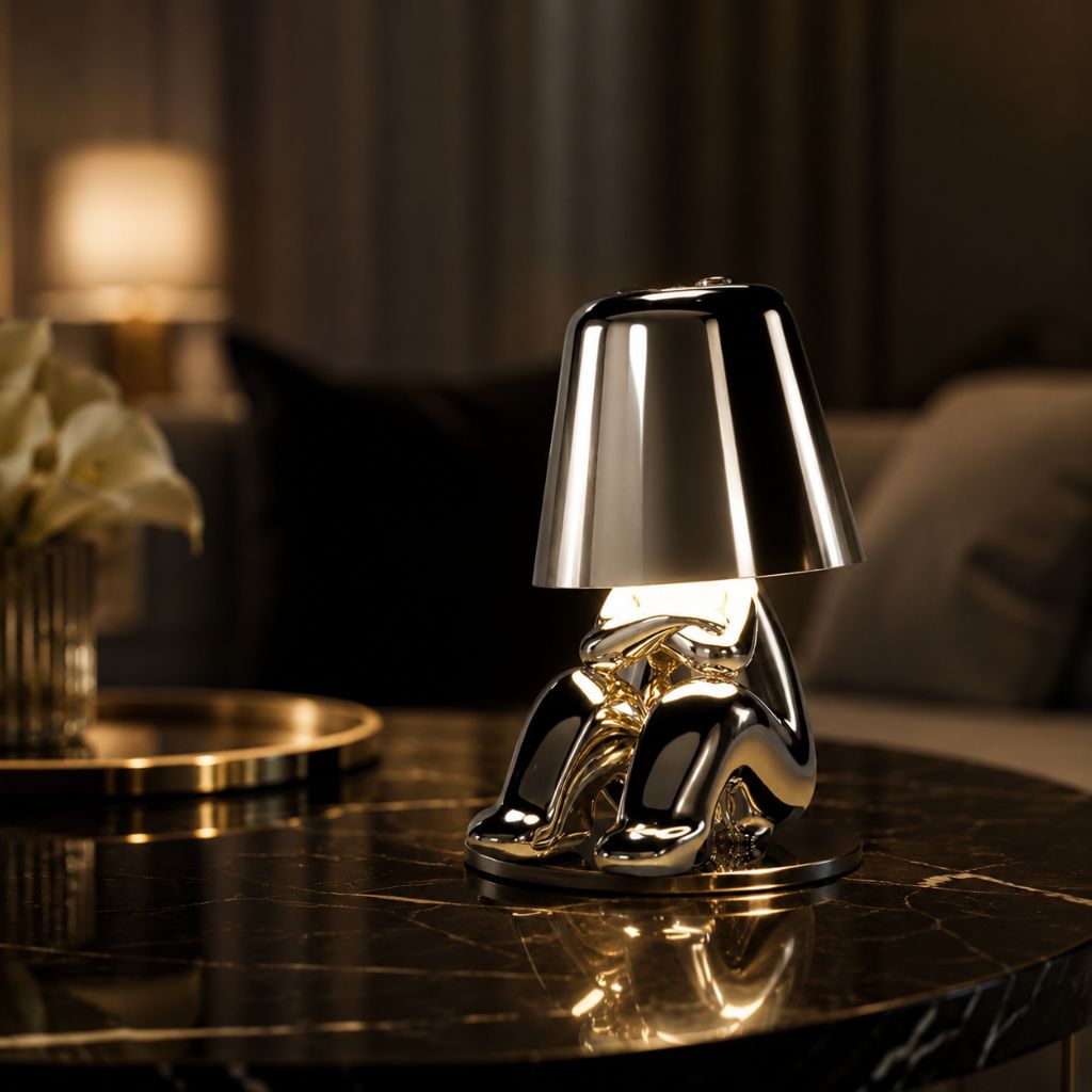 Little Man Lamp | Humanoid Design with Touch Control - Tegulane Global