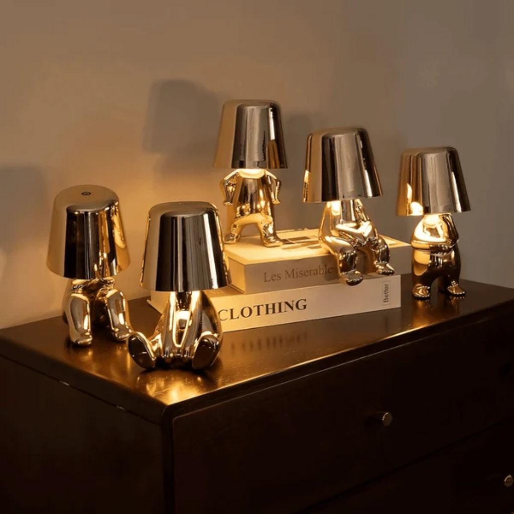 Little Man Lamp | Humanoid Design with Touch Control - Tegulane Global
