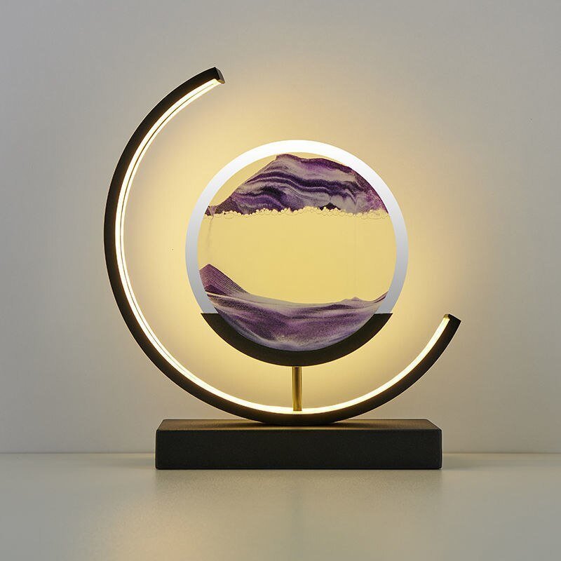 lluminated Sandscapes Art for Tranquil Home Decor - Tegulane Global