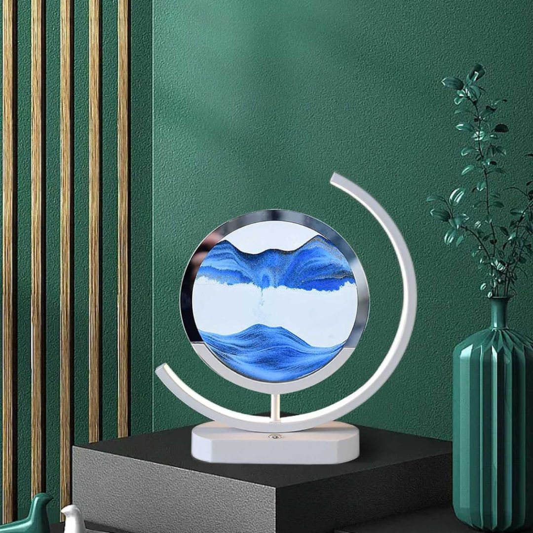 lluminated Sandscapes Art for Tranquil Home Decor - Tegulane Global