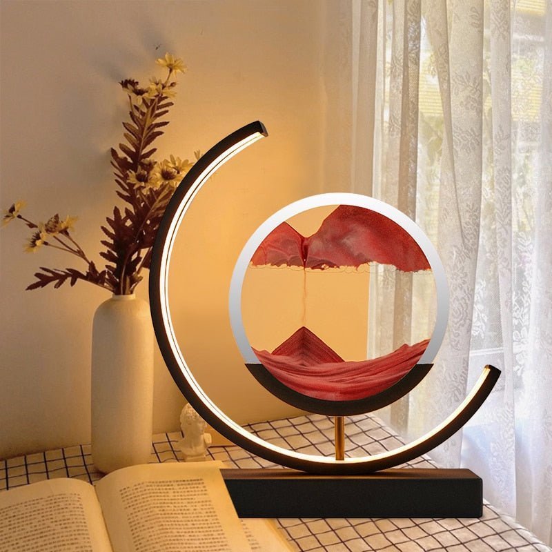 lluminated Sandscapes Art for Tranquil Home Decor - Tegulane Global