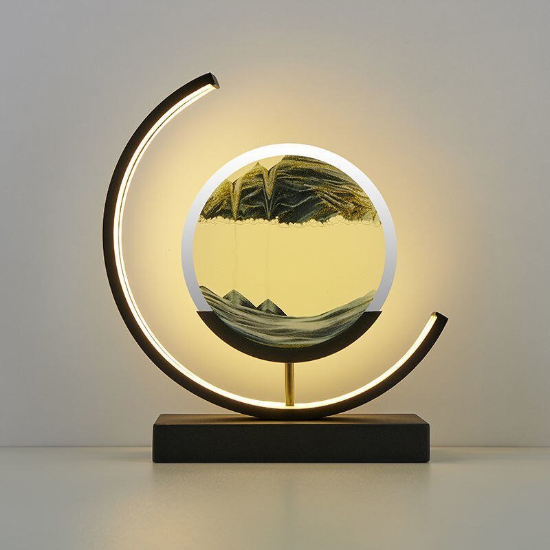 lluminated Sandscapes Art for Tranquil Home Decor - Tegulane Global