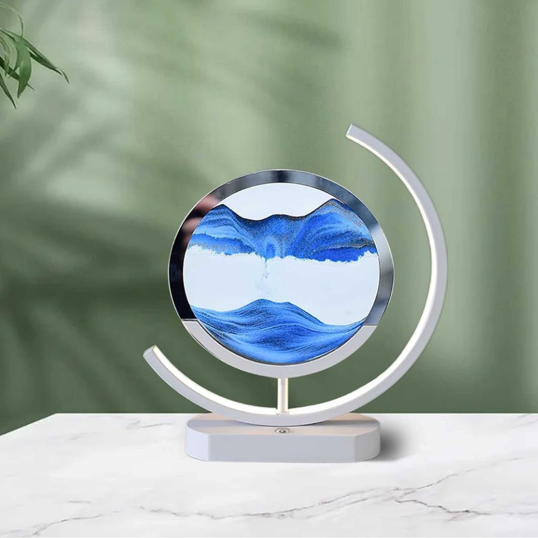 lluminated Sandscapes Art for Tranquil Home Decor - Tegulane Global