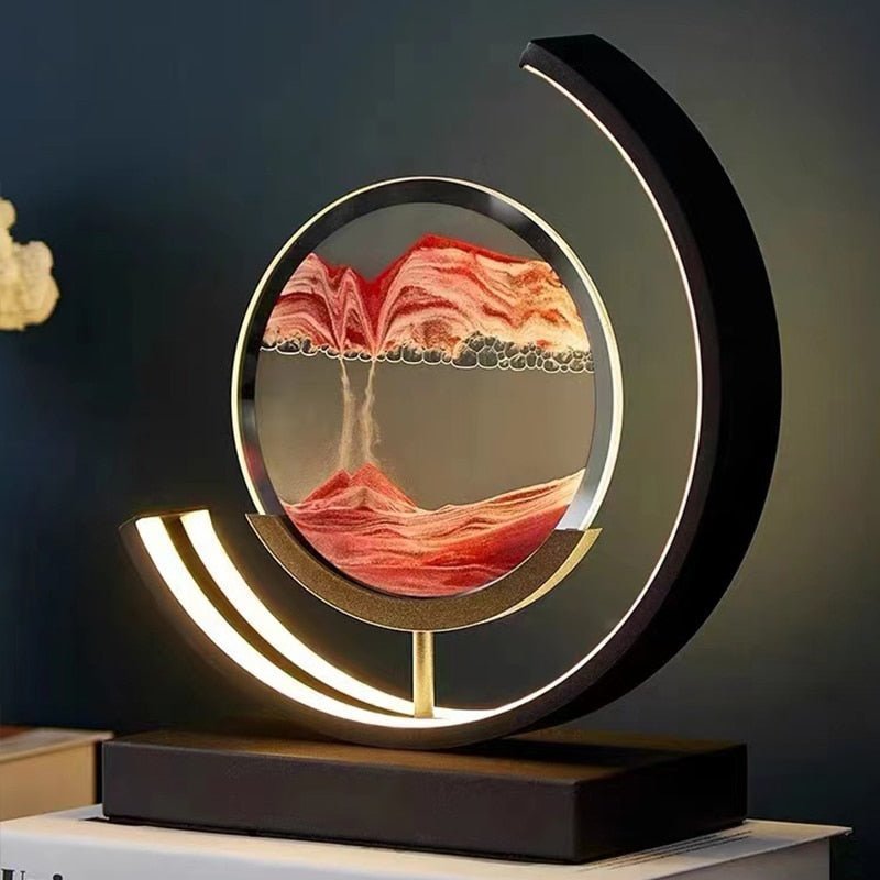 lluminated Sandscapes Art for Tranquil Home Decor - Tegulane Global