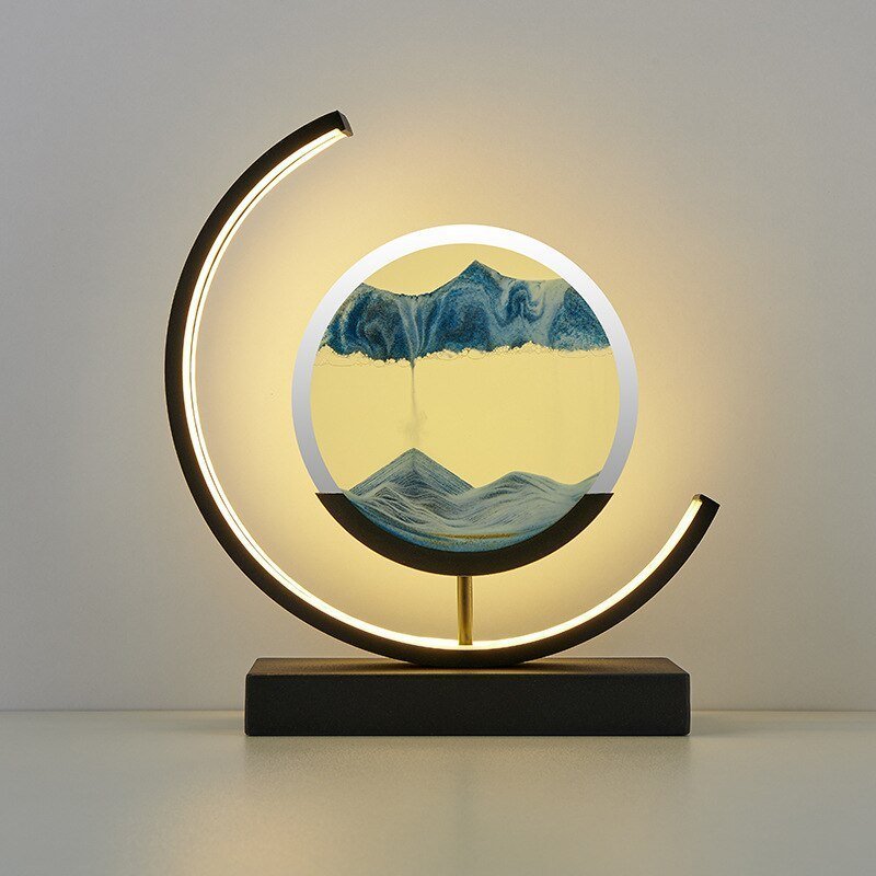 lluminated Sandscapes Art for Tranquil Home Decor - Tegulane Global