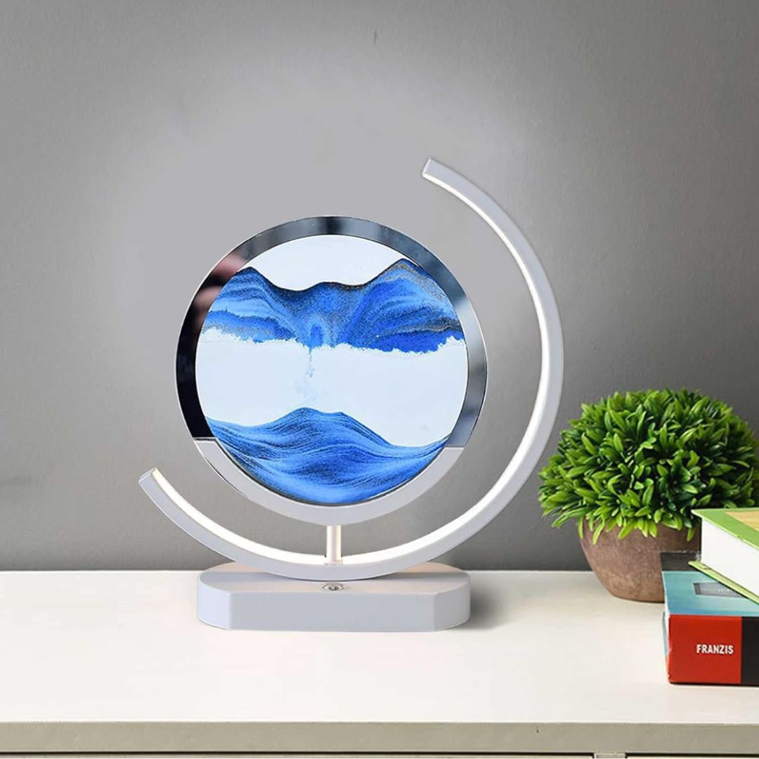 lluminated Sandscapes Art for Tranquil Home Decor - Tegulane Global