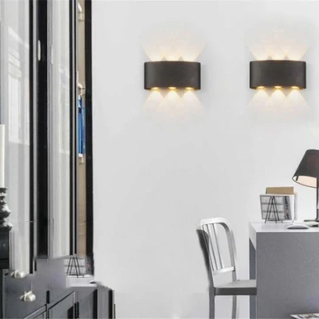 LumiGuard Outdoor & Indoor LED Wall Lamp - Modern Waterproof Light - Tegulane Global