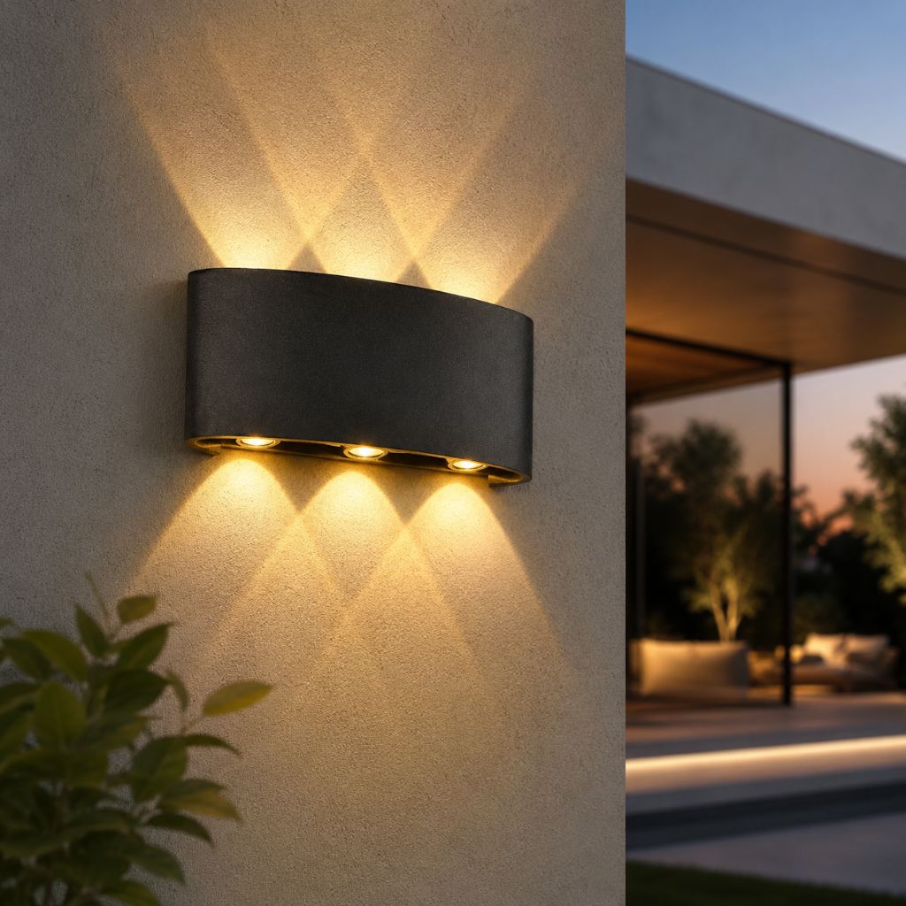 LumiGuard Outdoor & Indoor LED Wall Lamp - Modern Waterproof Light - Tegulane Global