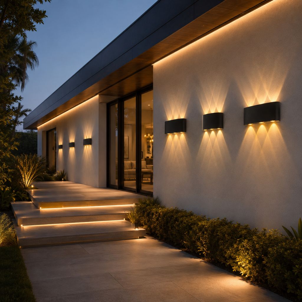 LumiGuard Outdoor & Indoor LED Wall Lamp - Modern Waterproof Light - Tegulane Global