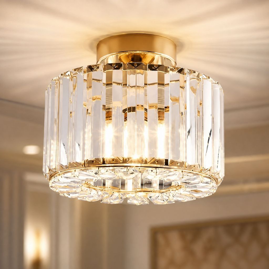 Luxury Crystal Ceiling Lamp – Elegant & Timeless Illumination - Tegulane Global