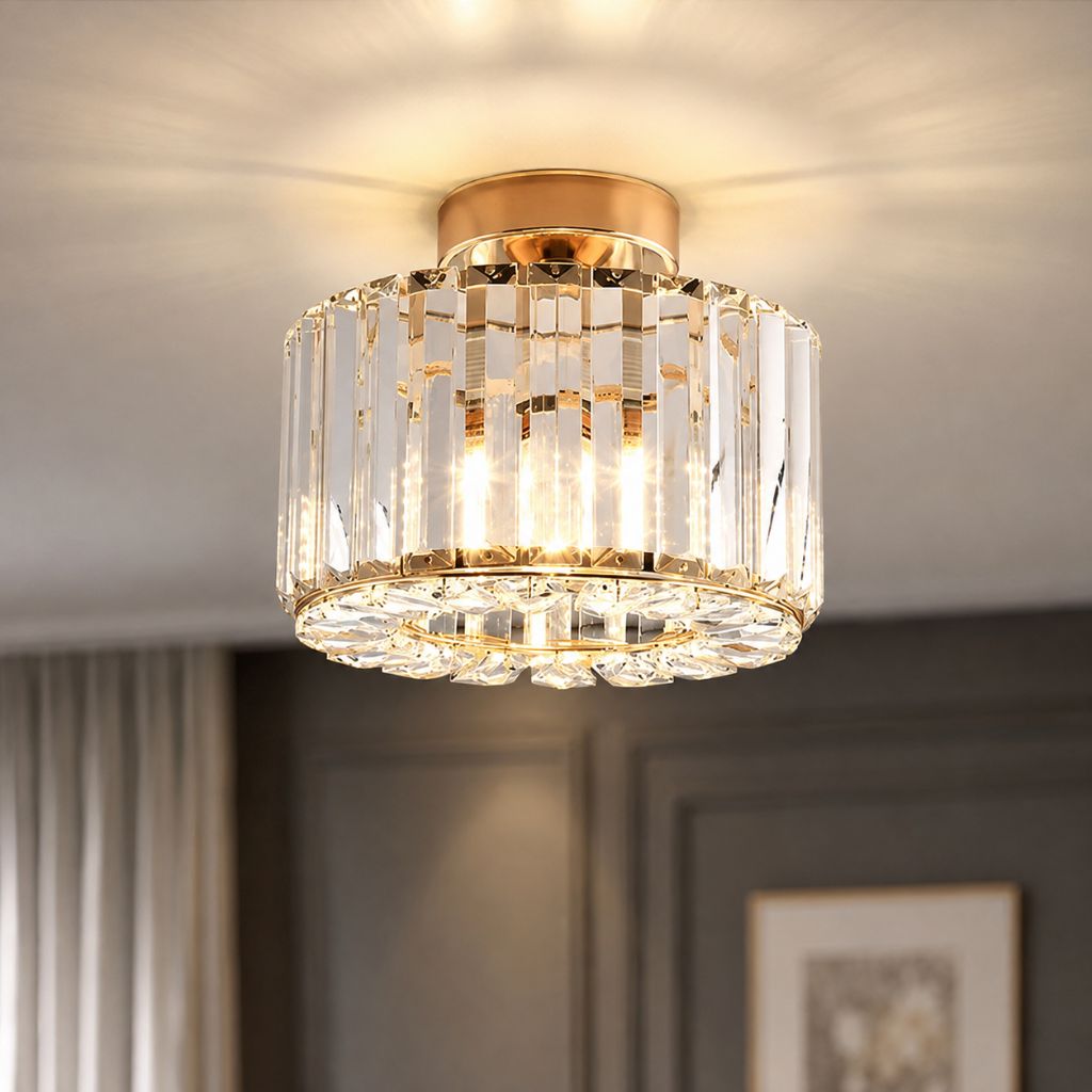 Luxury Crystal Ceiling Lamp – Elegant & Timeless Illumination - Tegulane Global