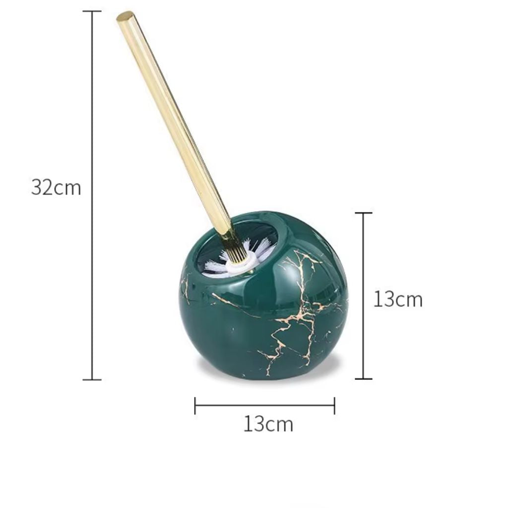 Marble Toilet Brush and Holder - Tegulane Global