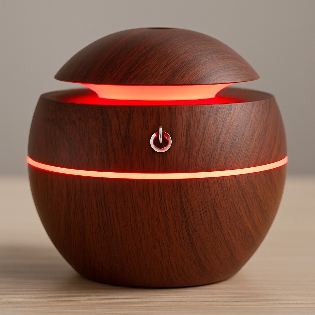 Mini LED Ultrasonic Humidifier with Aromatherapy - Tegulane Global