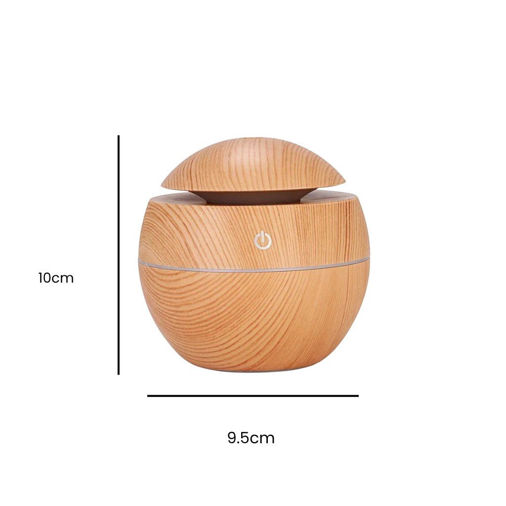 Mini LED Ultrasonic Humidifier with Aromatherapy - Tegulane Global