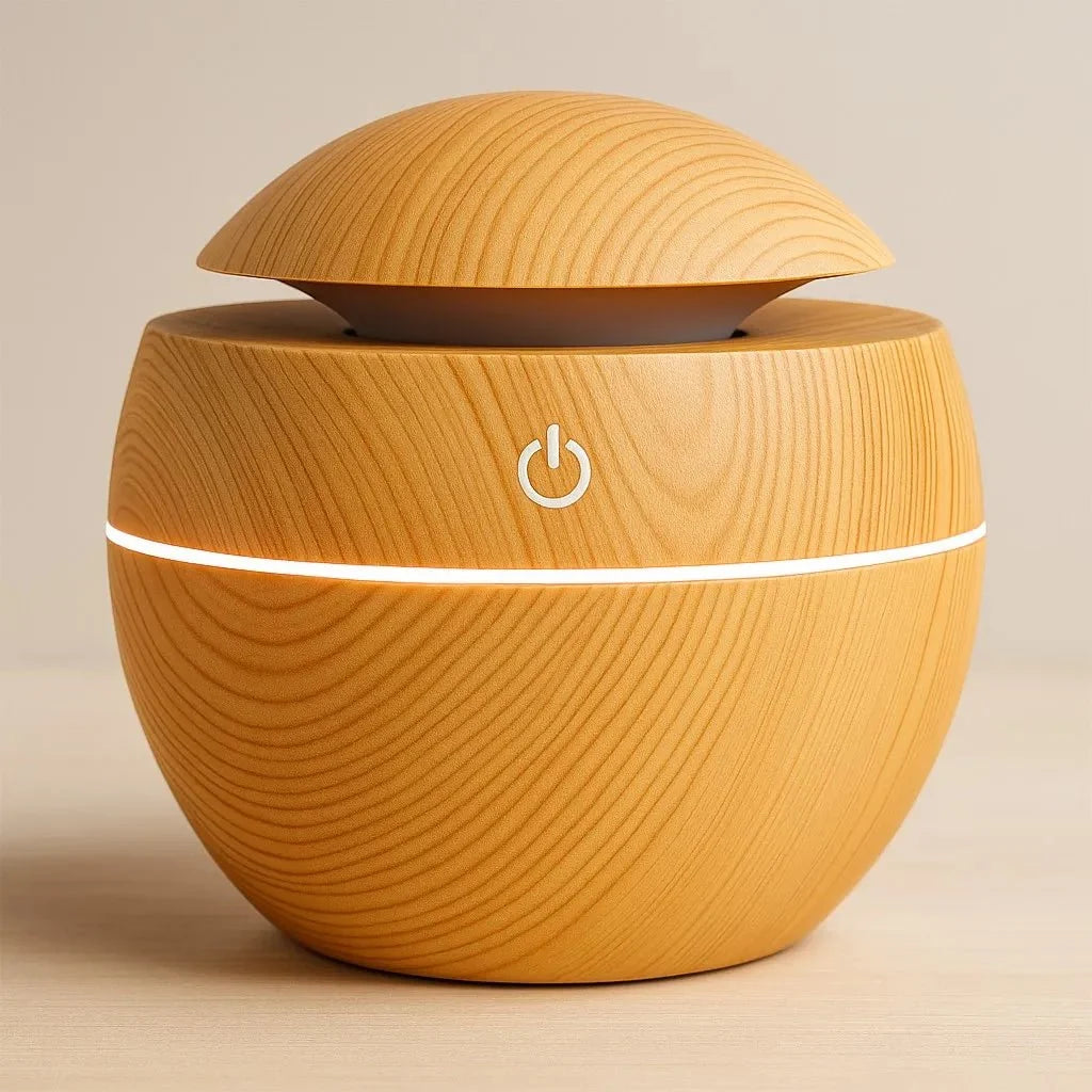 Mini LED Ultrasonic Humidifier with Aromatherapy - Tegulane Global