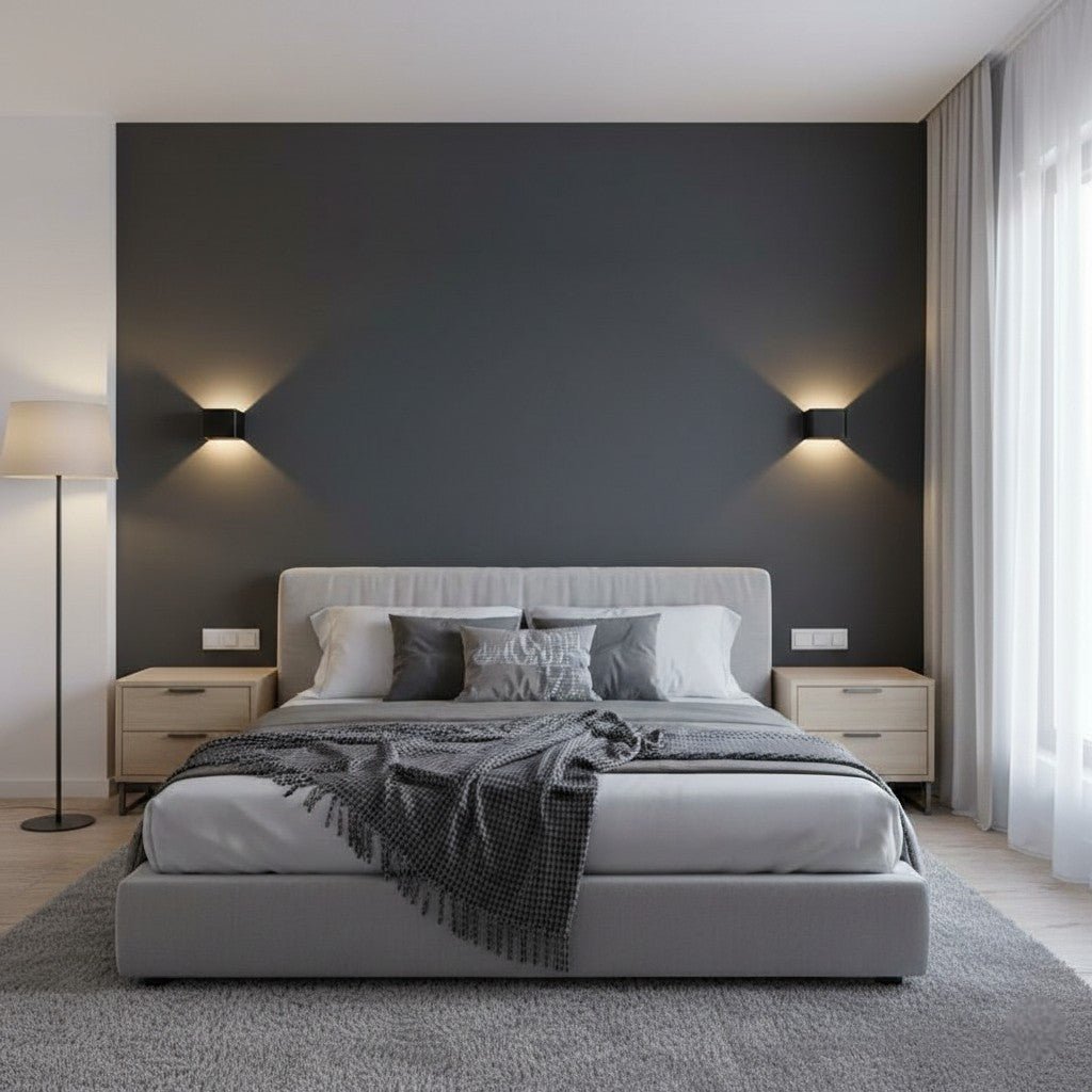 Mini Square Up Down LED Wall Sconce - Tegulane Global