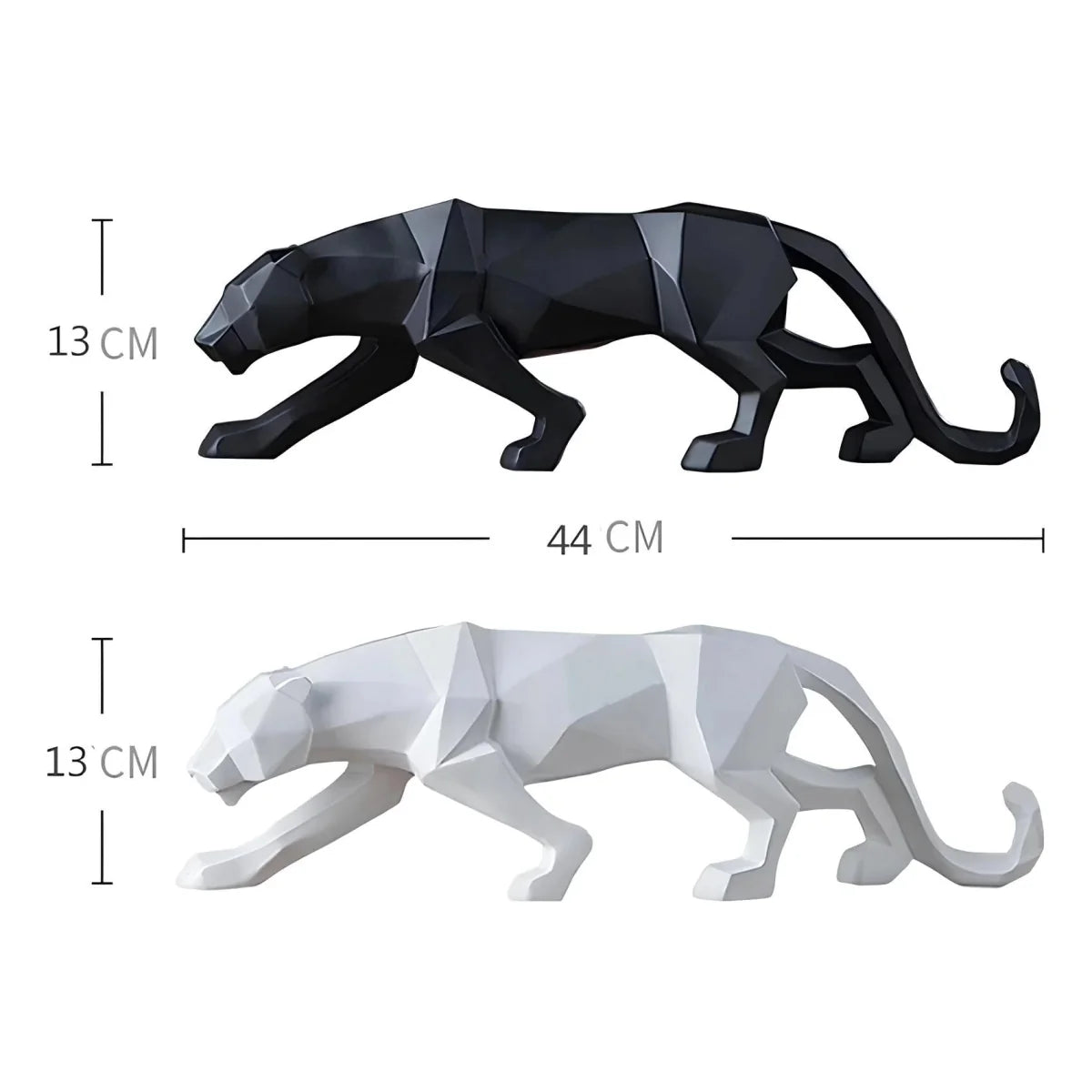 Minimalist Panther Resin Sculpture - Tegulane Global