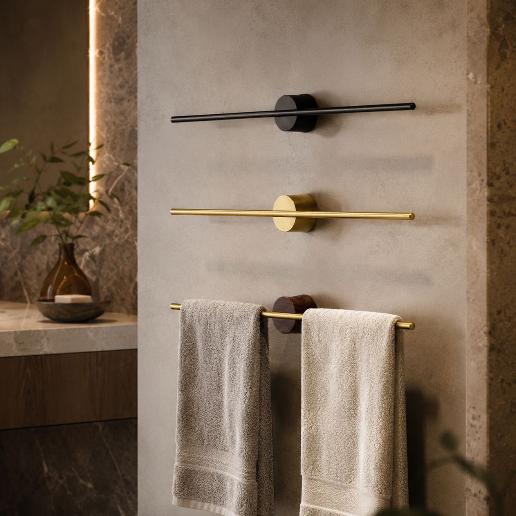 Minimalist Wall-Mounted Towel Bar - Tegulane Global