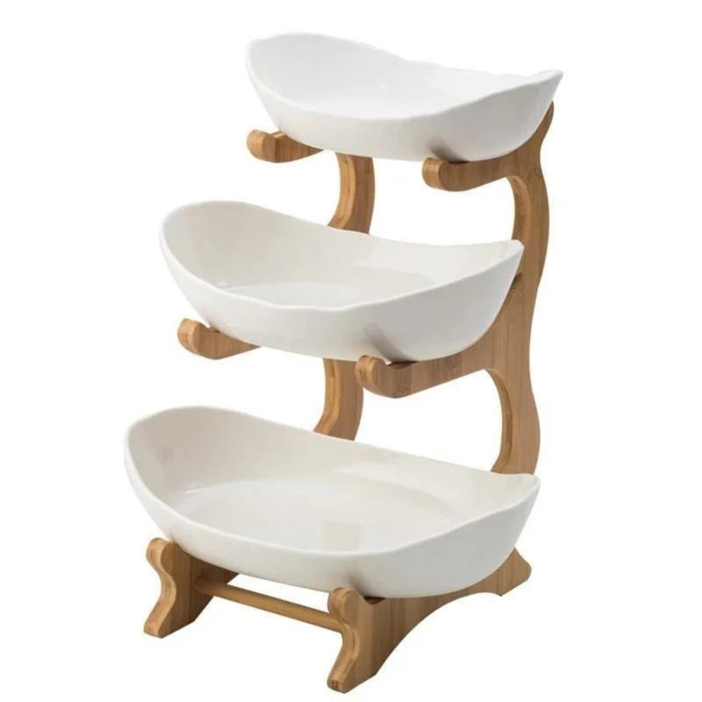 Modern Bamboo Fruit Basket - Tegulane Global