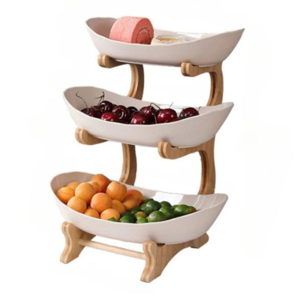Modern Bamboo Fruit Basket - Tegulane Global