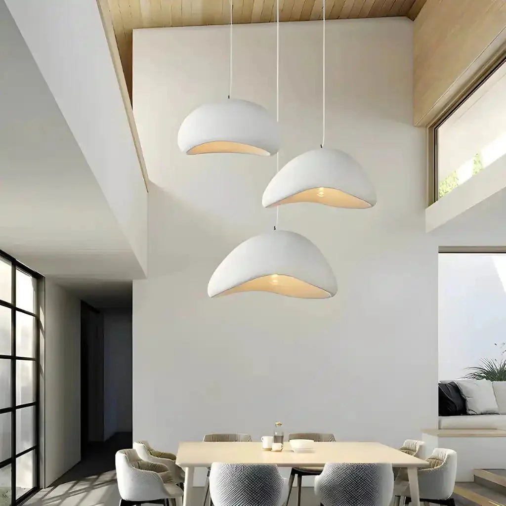 Modern Boho Wabi Sabi Resin Chandelier - Tegulane Global