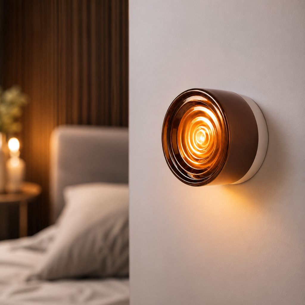 Modern Interior LED Wall Lamp - Amber Jelly Decor - Tegulane Global