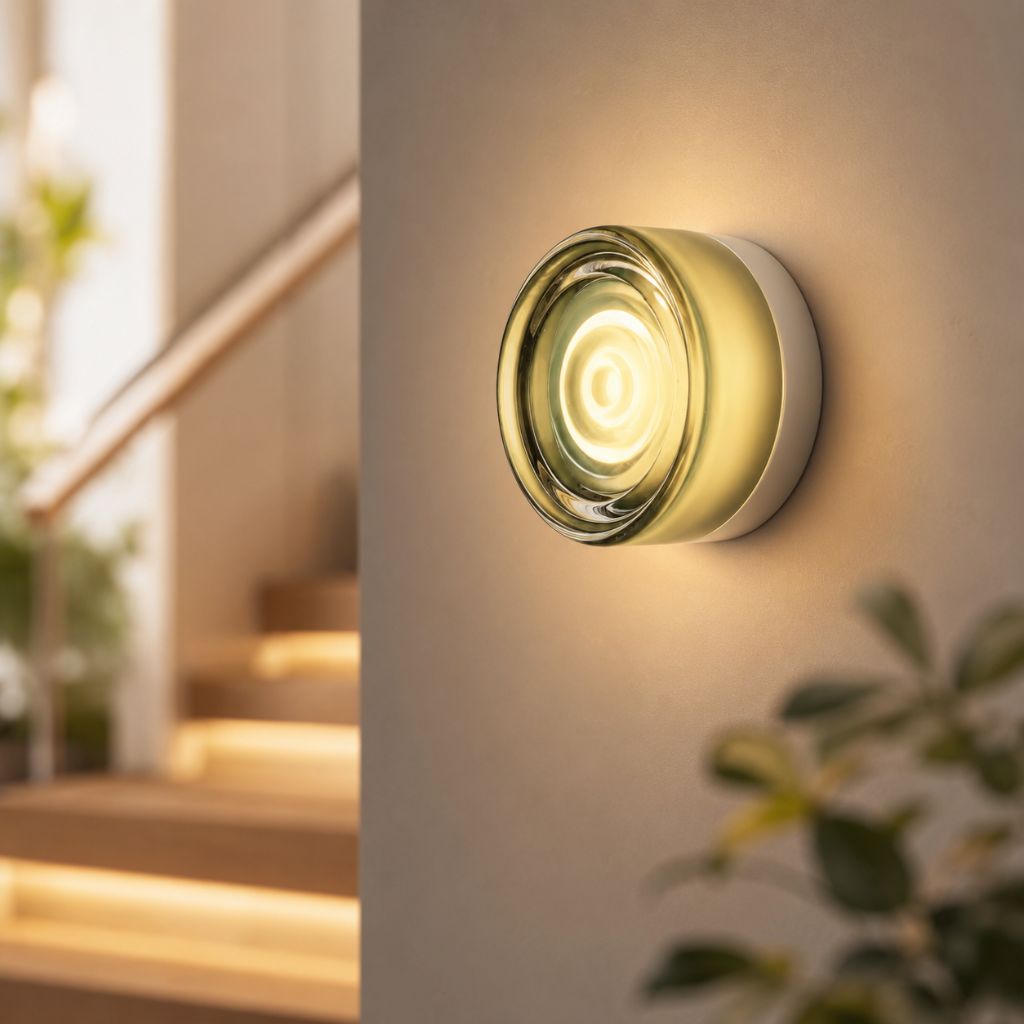 Modern Interior LED Wall Lamp - Amber Jelly Decor - Tegulane Global
