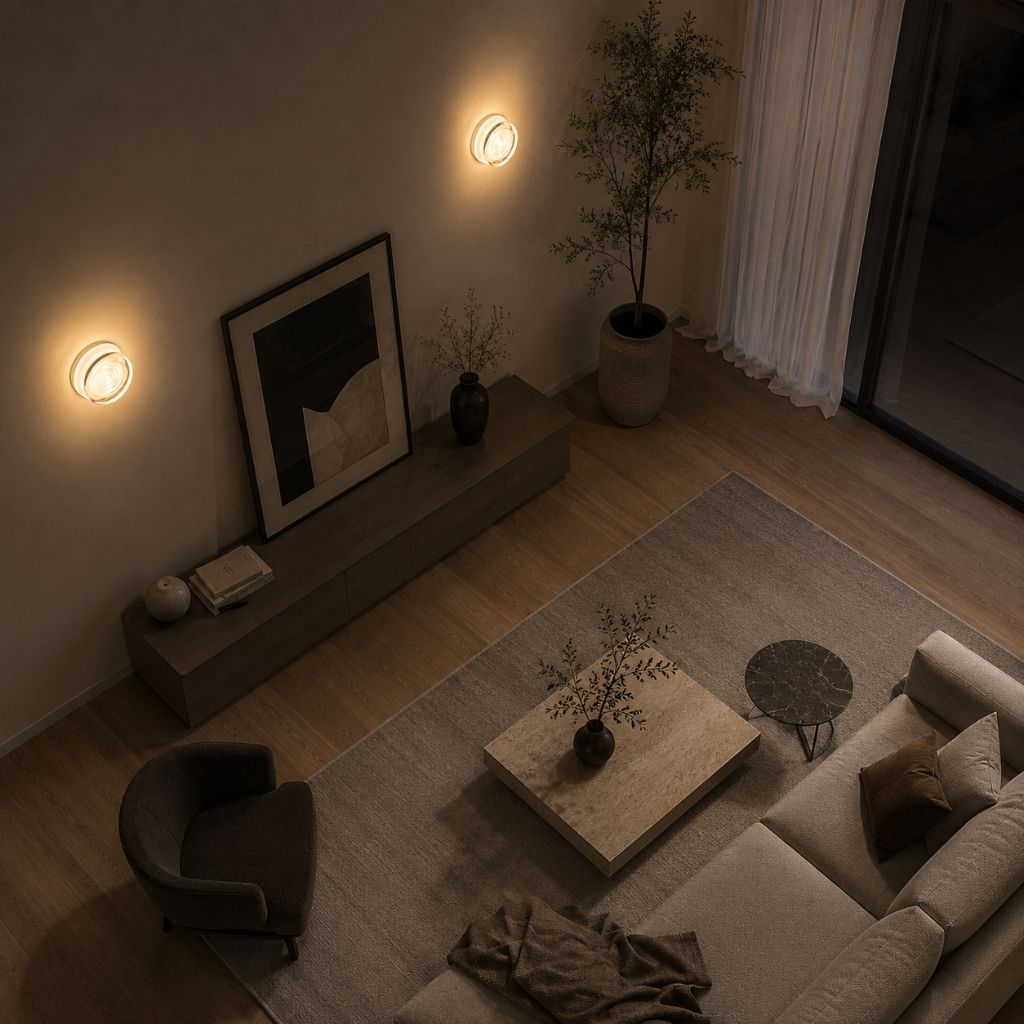 Modern Interior LED Wall Lamp - Amber Jelly Decor - Tegulane Global