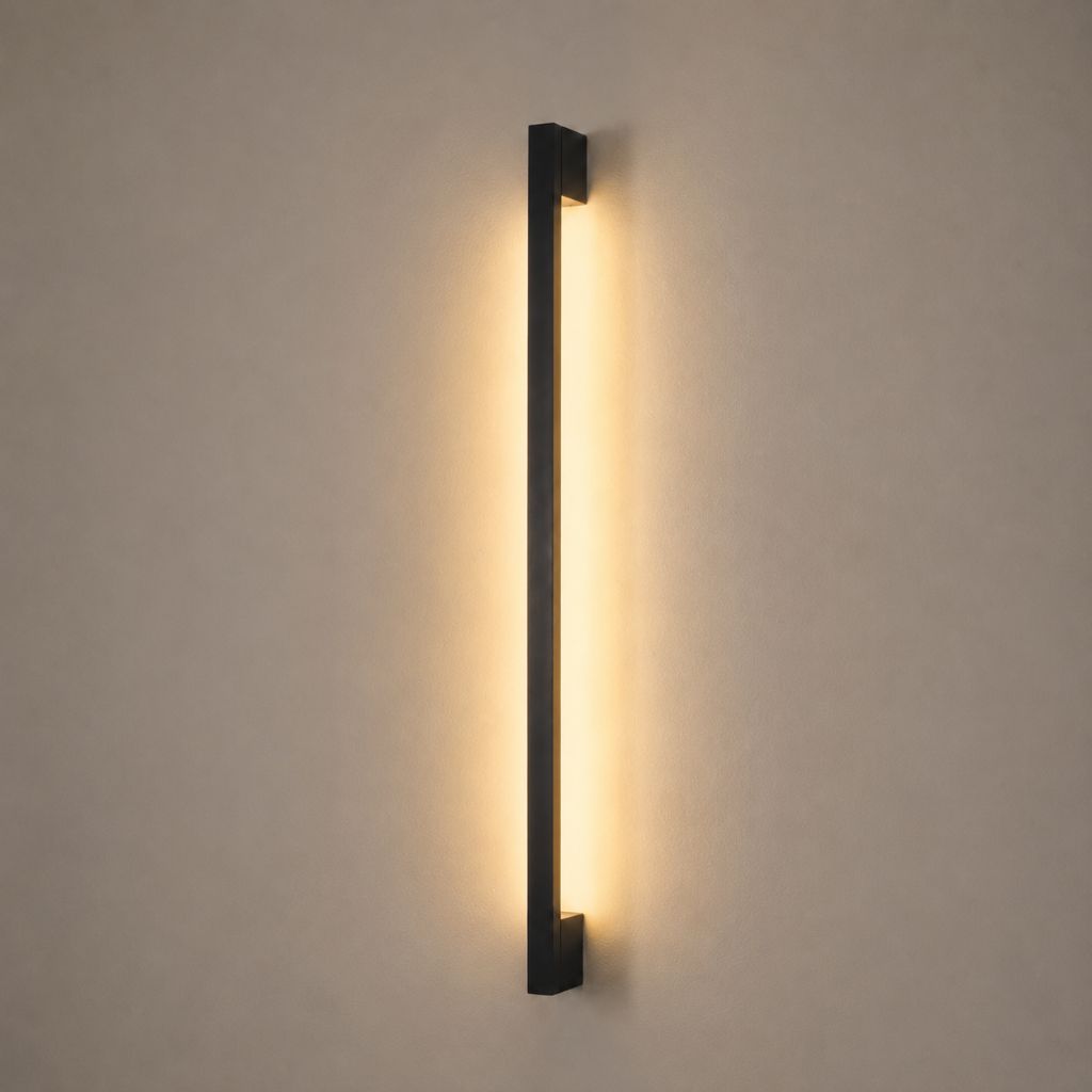 Modern LED Long Wall Lamp Iron Body Silicone Shade Up Down - Tegulane Global