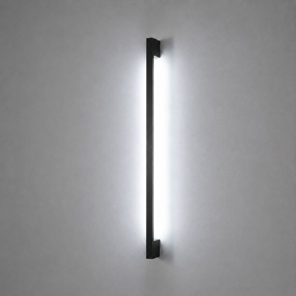 Modern LED Long Wall Lamp Iron Body Silicone Shade Up Down - Tegulane Global