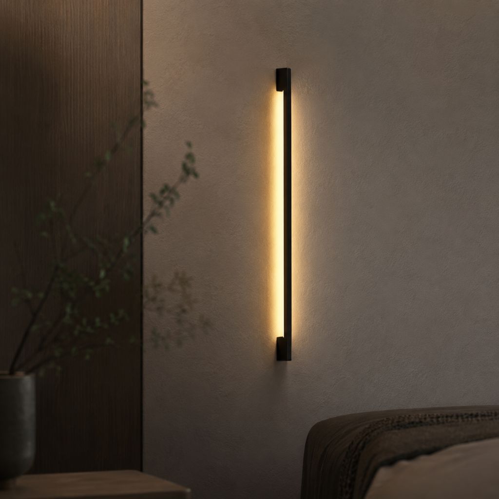 Modern LED Long Wall Lamp Iron Body Silicone Shade Up Down - Tegulane Global