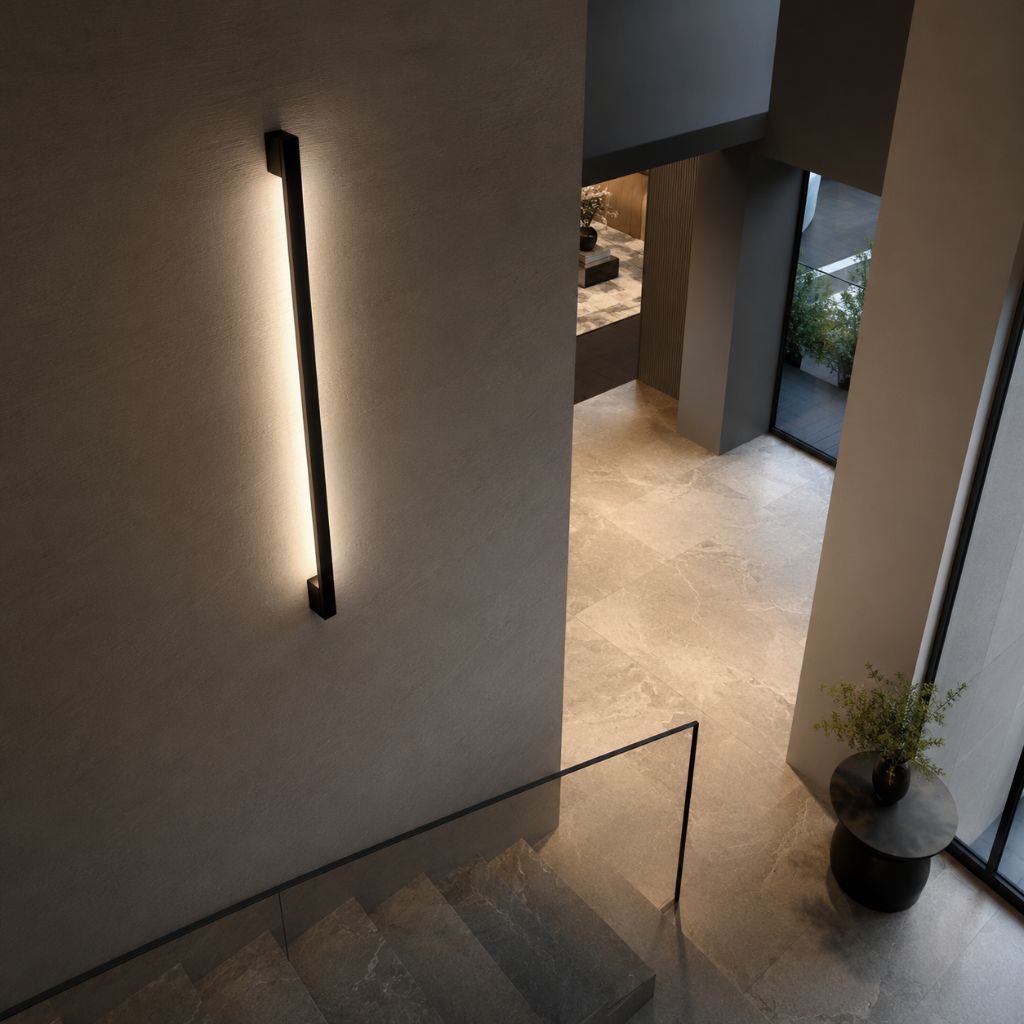 Modern LED Long Wall Lamp Iron Body Silicone Shade Up Down - Tegulane Global