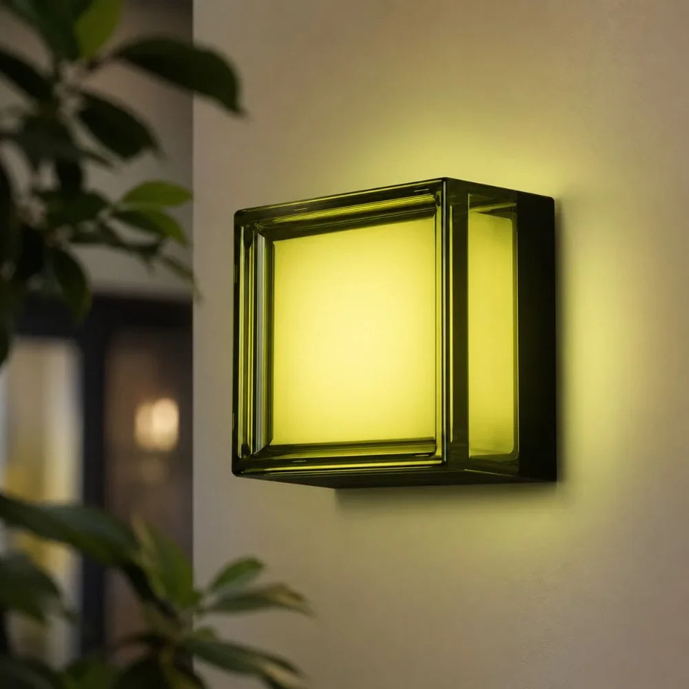 Modern LED Wall Lamp Square IP65 Indoor Outdoor Sconce - Tegulane Global