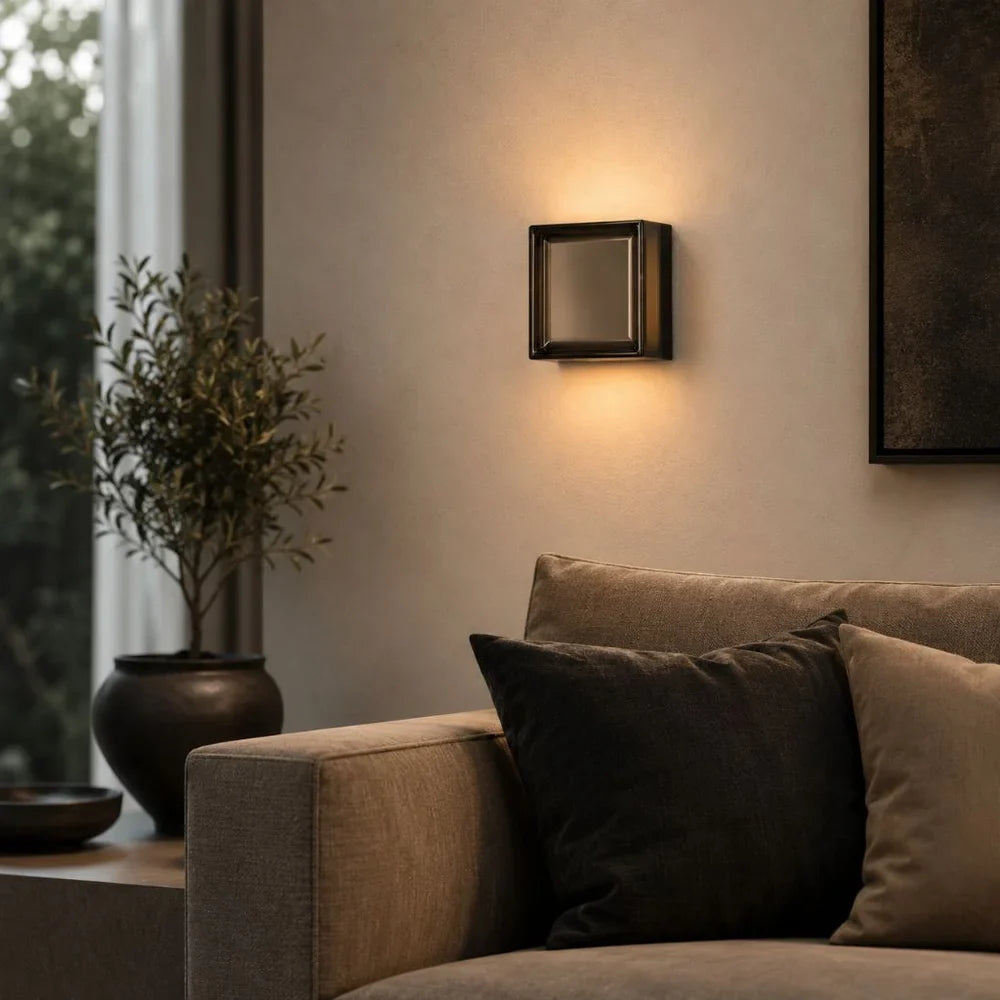 Modern LED Wall Lamp Square IP65 Indoor Outdoor Sconce - Tegulane Global