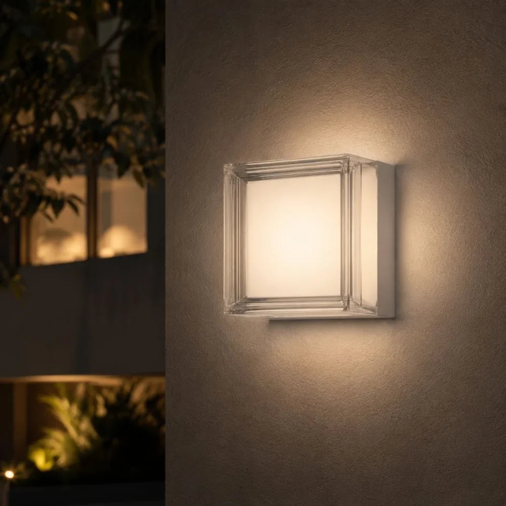 Modern LED Wall Lamp Square IP65 Indoor Outdoor Sconce - Tegulane Global