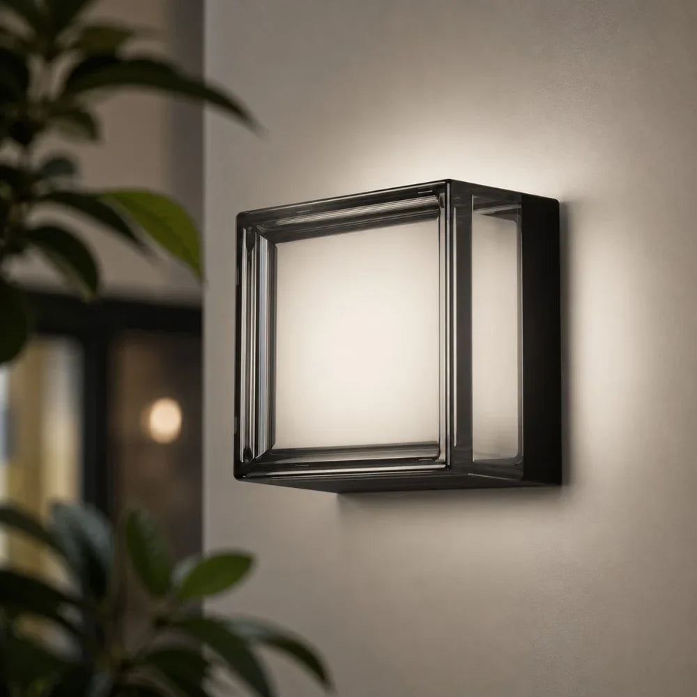 Modern LED Wall Lamp Square IP65 Indoor Outdoor Sconce - Tegulane Global