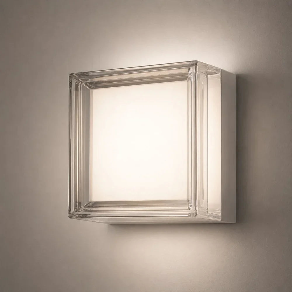 Modern LED Wall Lamp Square IP65 Indoor Outdoor Sconce - Tegulane Global