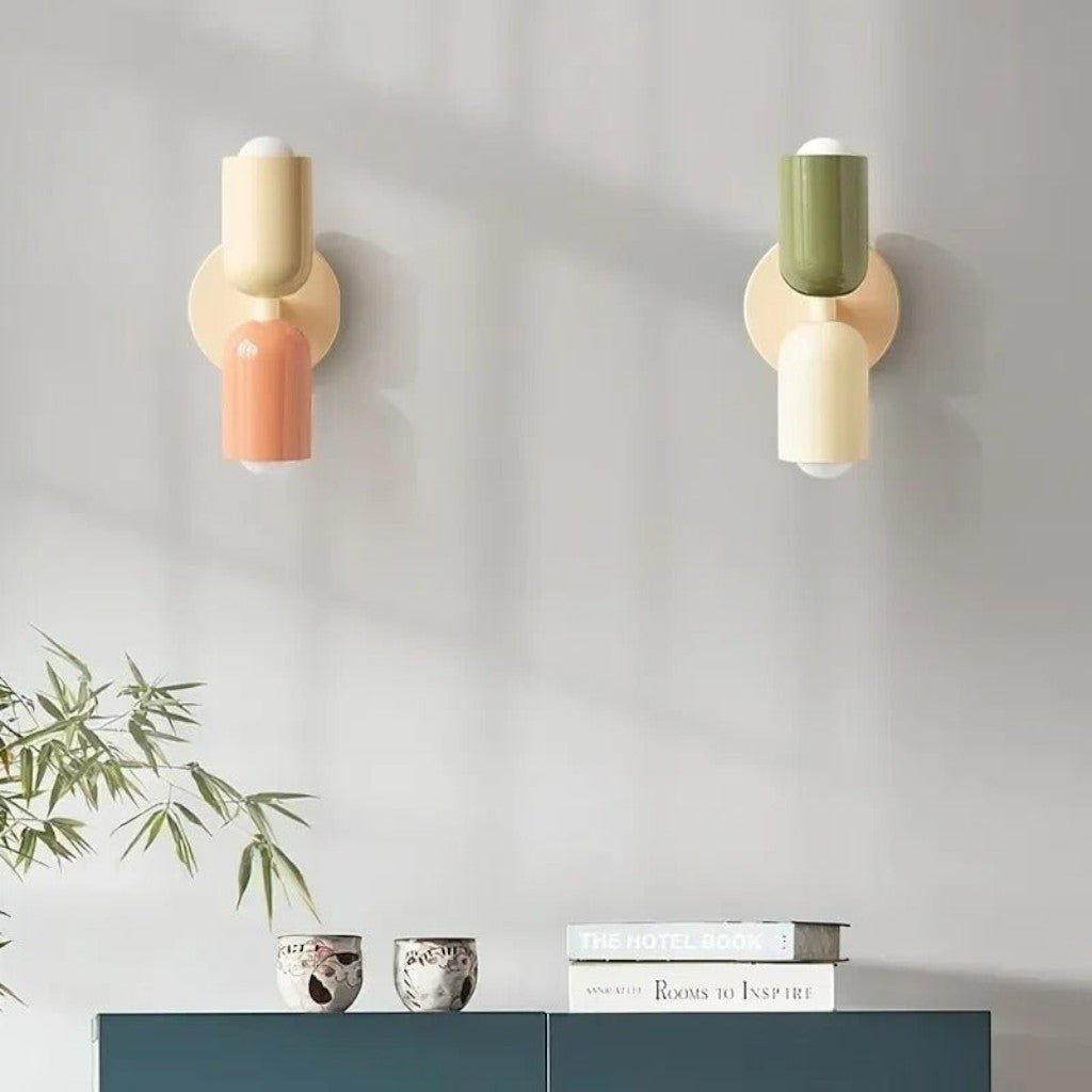Double-Head Iron LED Wall Light – Up & Down - Tegulane Global
