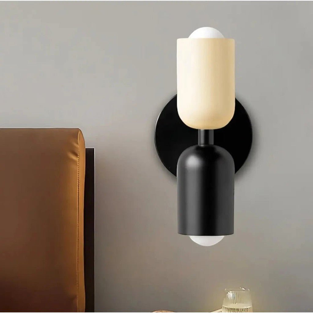 Double-Head Iron LED Wall Light – Up & Down - Tegulane Global