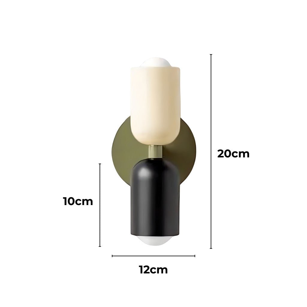 Double-Head Iron LED Wall Light – Up & Down - Tegulane Global