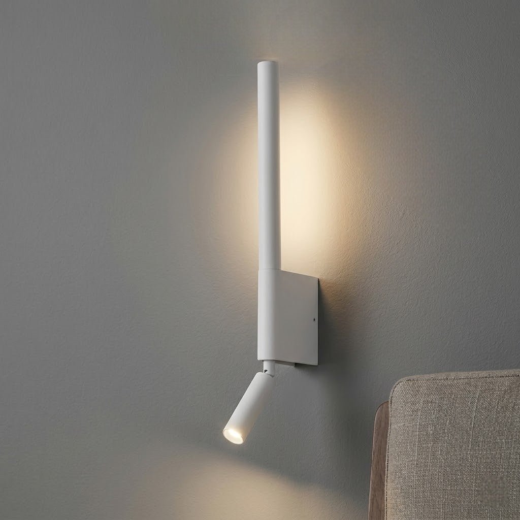 Bedside Wall Light with Adjustable Reading Spotlight