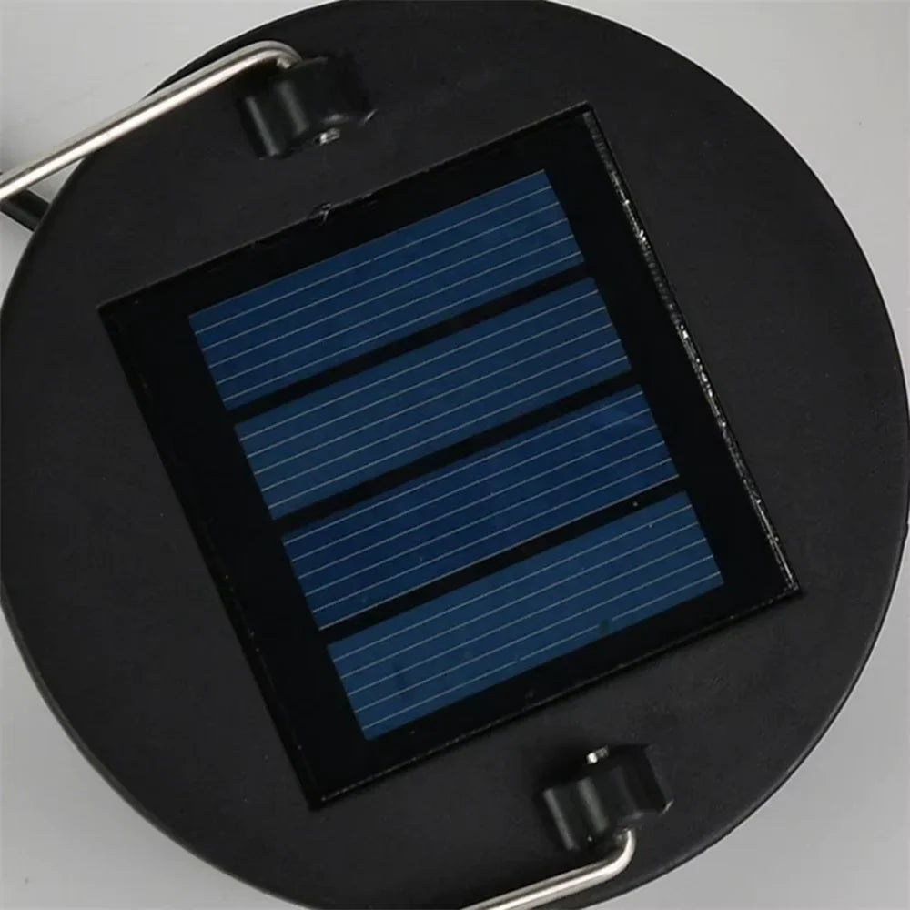 Moroccan Solar Hanging Light Outdoor Metal Lantern - Tegulane Global