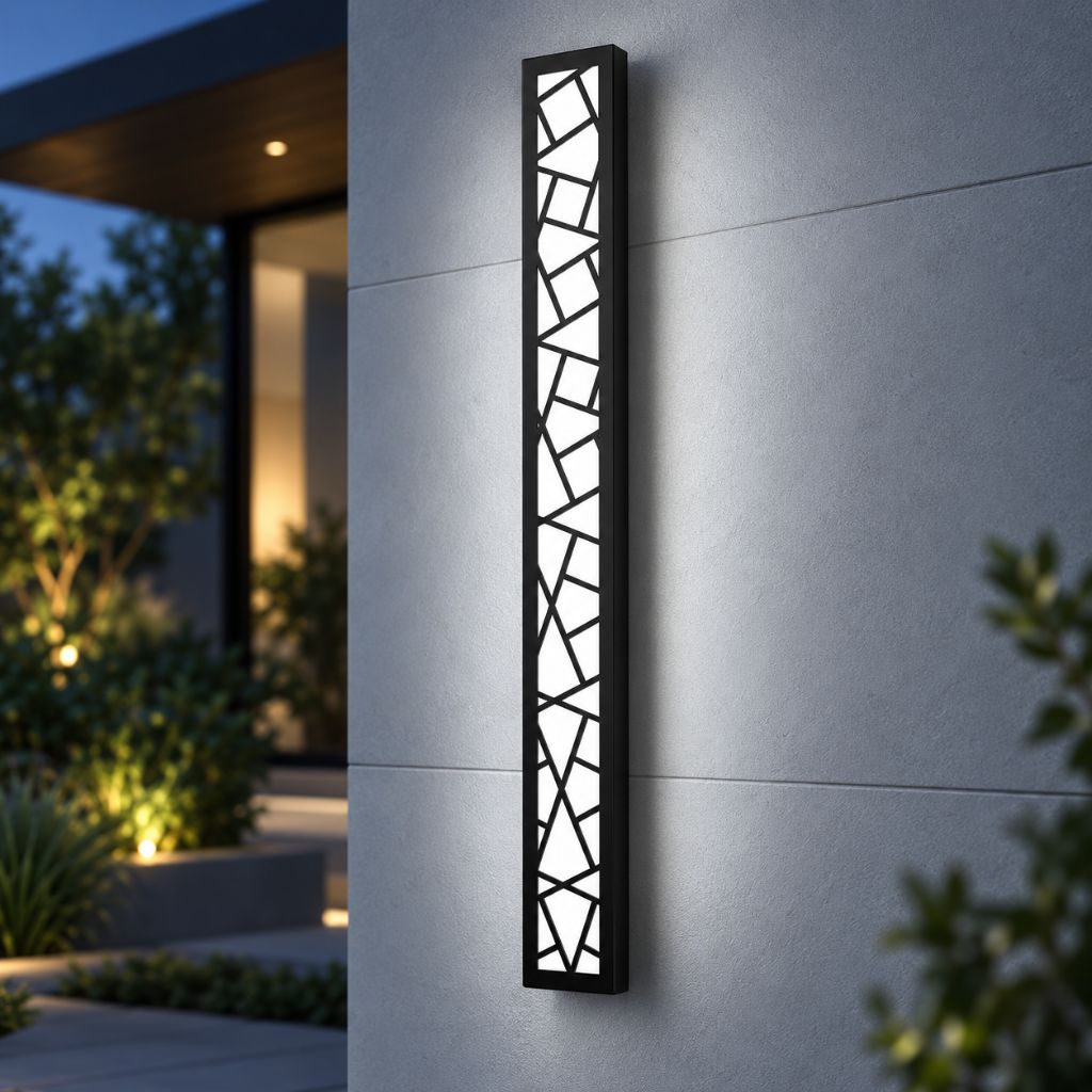 Mosaic Aluminium LED Outdoor Wall Light – IP65 - Tegulane Global
