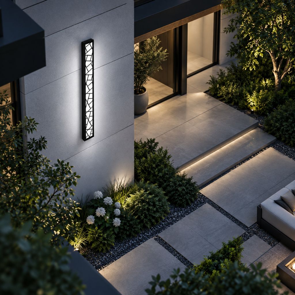 Mosaic Aluminium LED Outdoor Wall Light – IP65 - Tegulane Global