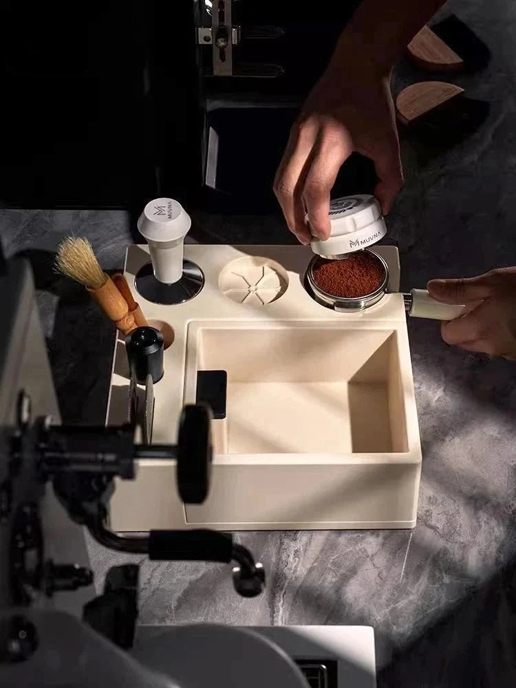 Multifunctional Coffee Tamping Station with Knock Box - Tegulane Global